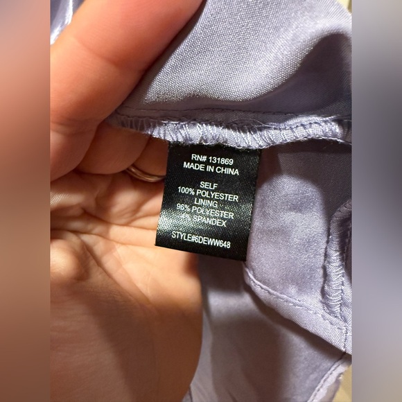 Thirty Thirty Organza Babydoll Mini Lavender Dress Prom Party Wedding , S - Picture 3 of 6